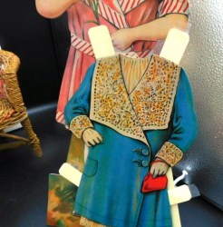 tall paper doll girl dress a